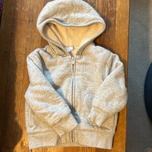 GAP Kids Gray zip-up Hoodie 3t EUC